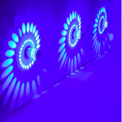 ApliquesLuz de pared LED con agujero espiral - RGB - mando a distancia