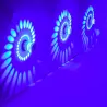 LED seinävalo spiraalireiällä - RGB - etäohjain