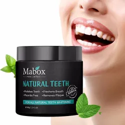 Charbon actif - poudre de blanchiment de dents naturelles