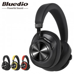 Bluedio T6S Auscultadores Bluetooth - cancelamento de ruído ativo - fone de ouvido sem fio com controle de voz