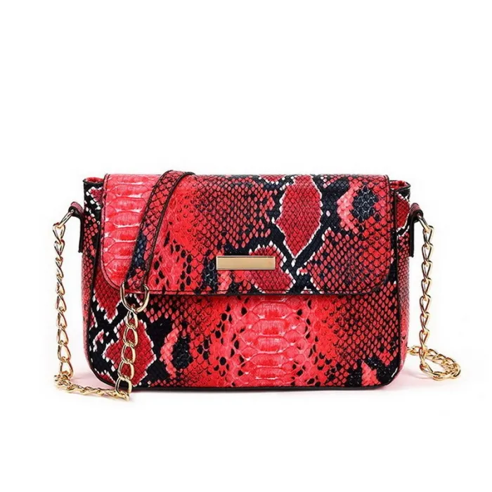 Snake skin pattern - small shoulder bagHandtassen