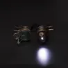 Steampunk & gothic round lasit - vintage rivet goggle valolla