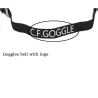 Steampunk & gothic round lasit - vintage rivet goggle valolla