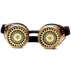 Óculos de sol retro steampunk - óculos unisex