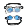 Steampunk & gotiska glasögon med riveter - vintage glasögon