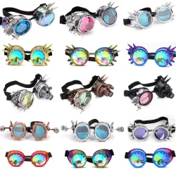 Lunettes gothiques avec rivets - lunettes vintage