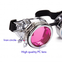 Steampunk & gothic lasit kypärät - vintage goggles