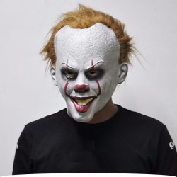 Halloween clown latex plein visage masque