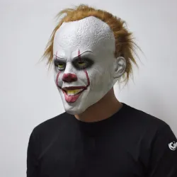 Halloween clown latex full face mask