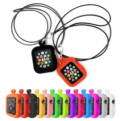 AccesoriosFunda de silicona para Apple Watch - con collar - 38mm - 40mm - 42mm - 44mm