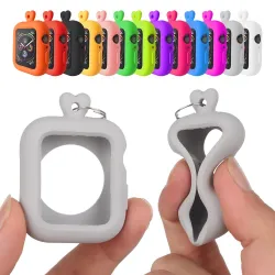 Boîtier en silicone pour Apple Watch - avec collier - 38mm - 40mm - 42mm - 44mm
