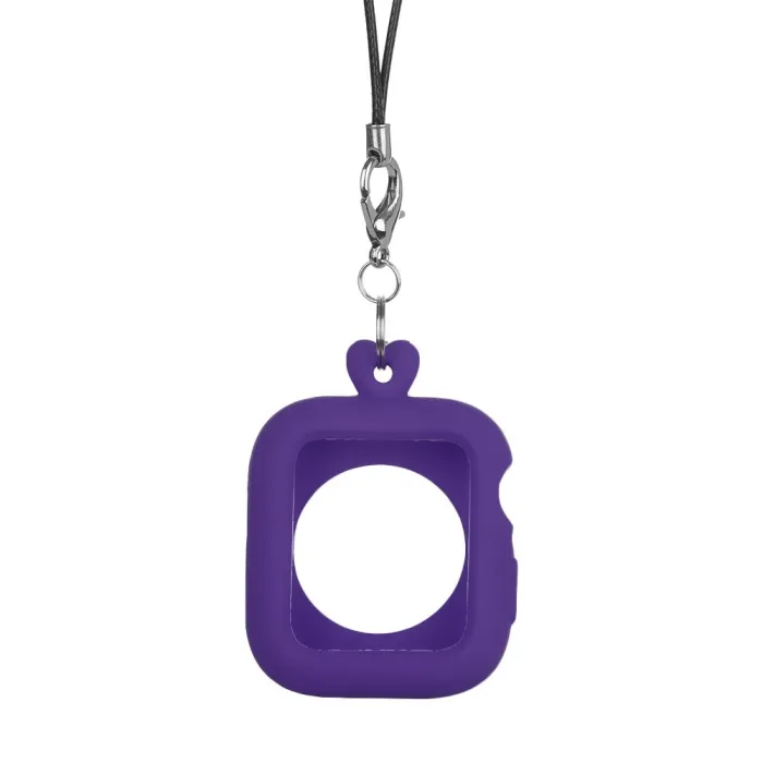 Custodia in silicone per Apple Watch - con collana - 38mm - 40mm - 42mm - 44mm