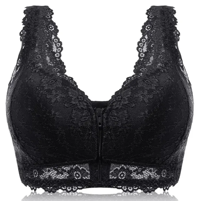 Push up bra with front zipper - saumaton
