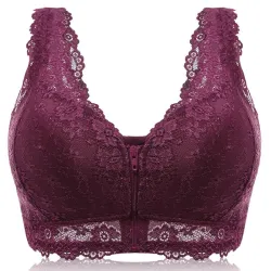 Push up bra with front zipper - saumaton