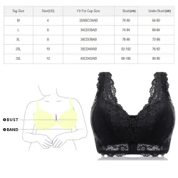 Push up bra with front zipper - saumaton