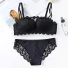 Sexy bra & panties - työnnä ylös - lace set