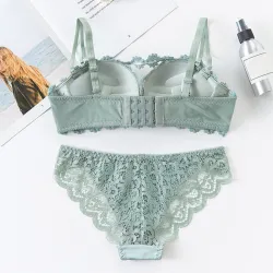 Sexy bra & panties - työnnä ylös - lace set
