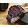 RelojesReloj de cuarzo deportivo de cuero de lujo