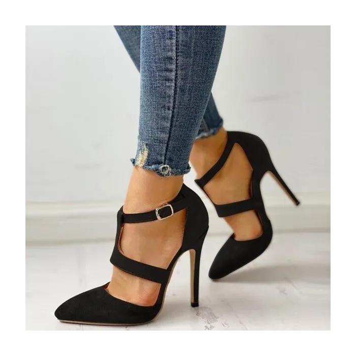 Tacones altosBombas elegantes de tacón alto con hebilla