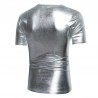 Shiny Metallic T-Shirt - Kurzarm