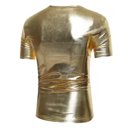 Shiny metallic t-paita - lyhyt hiha