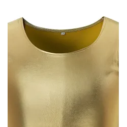 Shiny Metallic T-Shirt - ärmellose Weste