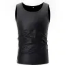 Shiny metallic t-shirt - ärmlös väst