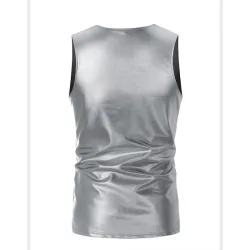 Shiny metallic t-paita - hihaton vest