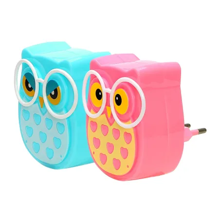 LED owl wall night light - light control sensor - EU plug