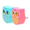 LED owl wall night light - light control sensor - EU plug