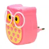 LED owl wall night light - light control sensor - EU plug