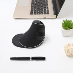 M618 Plus ergonomic vertical wireless mouse with removable palm rest