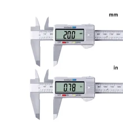 Calibrador150mm LCD caliper vernier digital - micrometer electrónico - herramienta de medición
