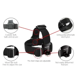 Octopus kolminkertainen GoPro Hero 7 6 5 EKEN H9 Xiaomi 4KGS65
