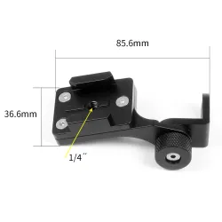Supporto in alluminio moto - supporto per GoPro Hero 4 5 3 2 Xiaomi Yi SJ4000 SJ5000