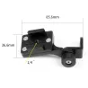 Supporto in alluminio moto - supporto per GoPro Hero 4 5 3 2 Xiaomi Yi SJ4000 SJ5000