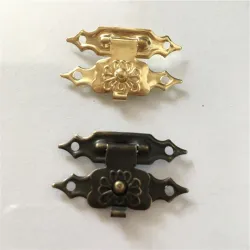 Antik järn - möbel hänglås hasp - lås 30 * 18mm 10 bitar