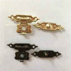 Ferro antico - mobili lucchetto hasp - serratura 30 * 18mm 10 pezzi