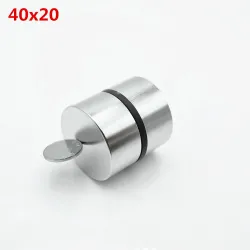 N35 N52 neodymium magnet - stark rund metall magnet 40 * 20mm 2 bitar