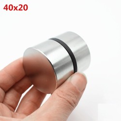 N35 N52 neodymium magnet - strong round metal magnet 40 * 20mm 2 pieces