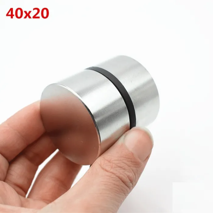 N35 N52 neodymium magnet - stark rund metall magnet 40 * 20mm 2 bitar