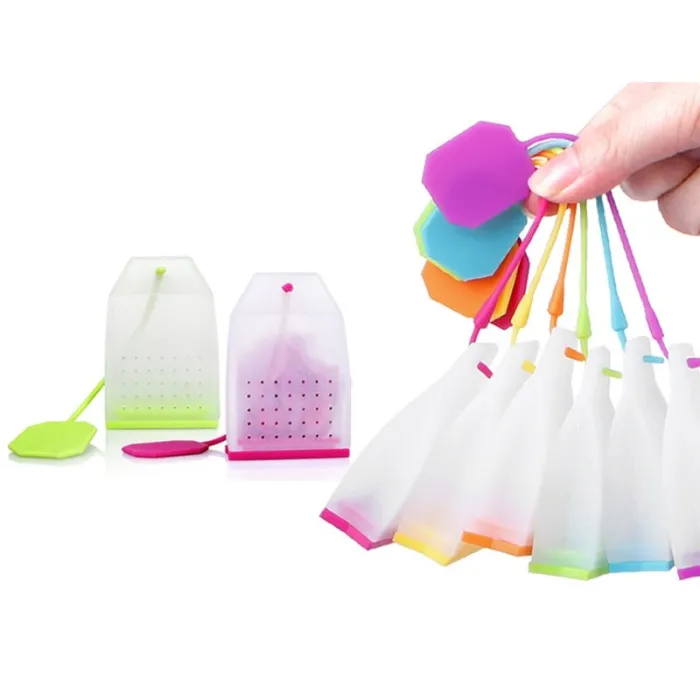 Infusor de téBolsas de silicona - colador - infusor de té