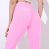 FitnessPantalones adelgazados - leggings anticelulitis con empuje hacia arriba - alta cintura