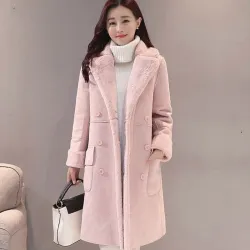 Chaquetasabrigo de piel de oveja de invierno de moda - chaqueta de piel de oveja
