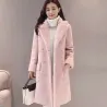 Chaquetasabrigo de piel de oveja de invierno de moda - chaqueta de piel de oveja