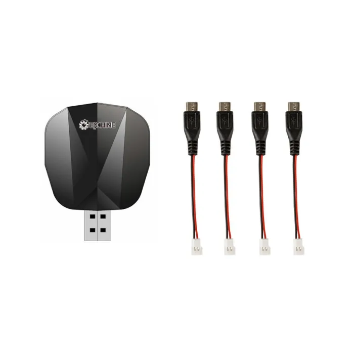 AccesoriosCada una E520 E520S RC Drone Quadcopter - 4 en 1 cargador USB - caja de carga - cable adaptador Android