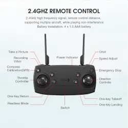Jokainen E520S GPS WiFi FPV RC Drone Quadcopter 2,4G etäohjauslähetin