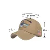 Vintage original Shark - broderi bomull baseball cap - unisex