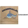 Vintage original Shark - broderi bomull baseball cap - unisex