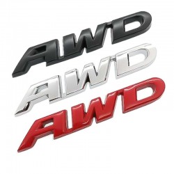 3D AWD - autocolante - cromo